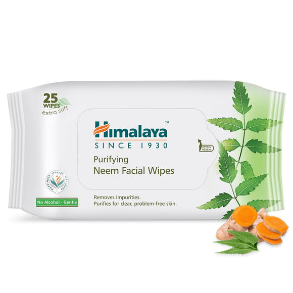 Himalaya Purifying Neem Facial Wipes (25 Wipes)