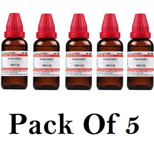 Willmar Schwabe India Colocynthis 200 CH (Pack Of 5) 30ml Each