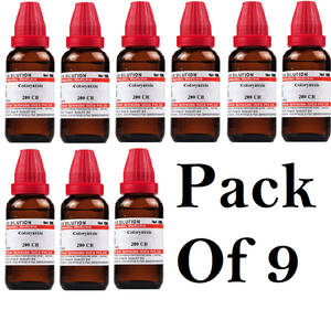 Willmar Schwabe India Colocynthis 200 CH (Pack Of 9) 30ml Each