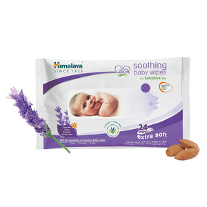 Himalaya soothing baby wipes (24 Wipes)