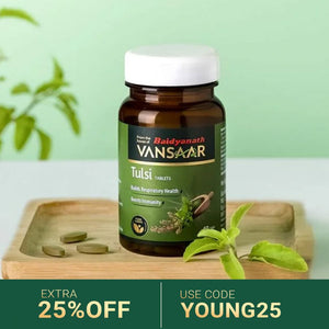 Baidyanath Vansaar Tulsi Tablets | From The House Of Baidyanath | Ayurvedic Immunity Booster | 60 Tablets
