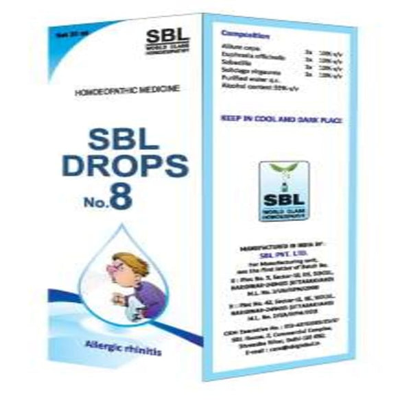 SBL Drops No. 8 ( For Allergic Rhinitis) (30ml)