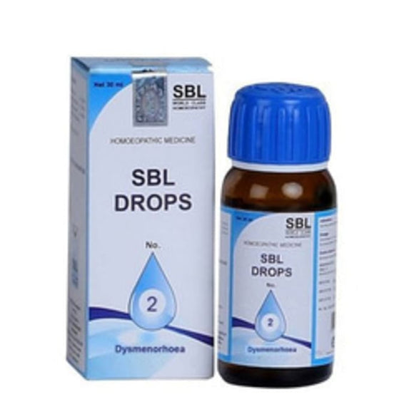SBL Drops No. 2 (For Dysmenorrhoea) (30ml)