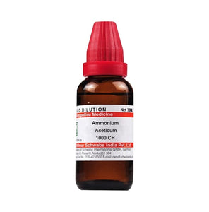 Willmar Schwabe India Ammonium Aceticum 1000 CH (30ml)