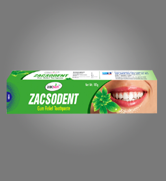 GERMAN ZACSODENT GUM RELIEF TOOTHPASTE 100GM