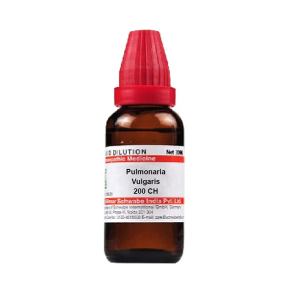 Willmar Schwabe India Pulmonaria Vulgaris 200 CH (30ml)